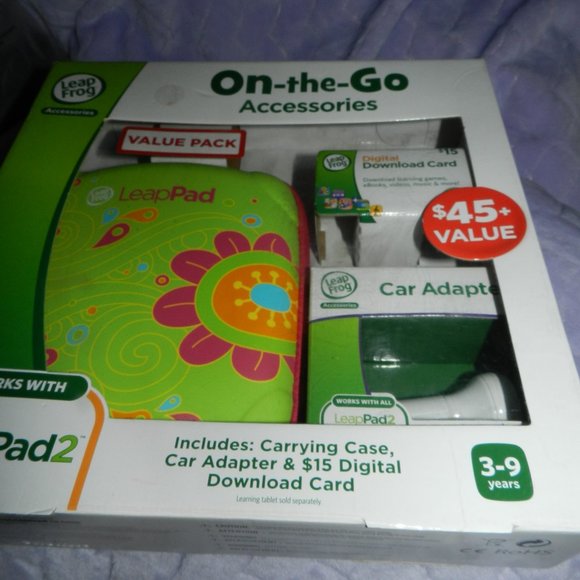 🐸Leapfrog On-the-go Bundle Set LeapPad 1-2 Tablet & LeapsterGS Sealed NWT! - Picture 4 of 9